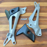 Power footstep Supra x 125 new rear footrest using a pair of drum brakes -By Sea Courier Method 🚢📦