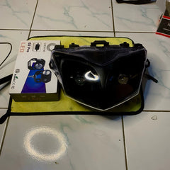 Supra x 125 headlights set led d2 laser super bright -By Sea Courier Method 🚢📦