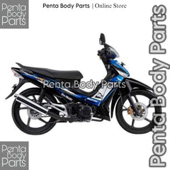 DHC- MERAH HIJAU Full Set Body Cover Honda Supra X 125 (KVL) - Full Body Supra X 125 Batman Plus Lights and Bolts 2007 - 2014 Black White Red Greenbiru -By Sea Courier Method🚢📦
