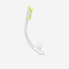 Kids’ diving snorkel with dry top valve,- DRY TOP SNORKEL JUNIOR 100 Translucent