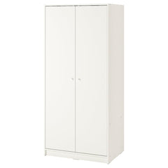 KLEPPSTADWardrobe with 2 doors, white, 79x176 cm