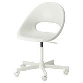 LOBERGET / MALSKÄR Swivel chair, white