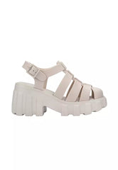 Melissa Megan Ladies Platform - Beige
