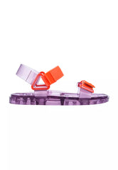 Melissa Papete Wide Women Shoe - Sandal ( Lilac/Orange )
