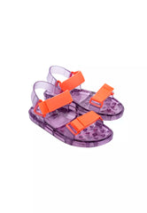 Melissa Papete Wide Women Shoe - Sandal ( Lilac/Orange )