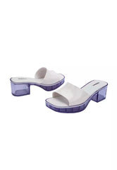 Melissa Shape Ladies Heels - White/Clear