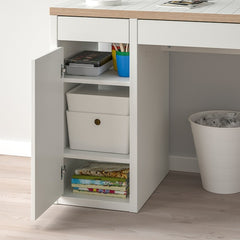 MICKE Desk, white, 105x50 cm