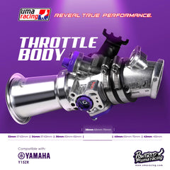 UMA THROTTLE BODY KIT( UMA RACING ) (Y15ZR) 32MM 34MM 36MM 38MM 40MM 42MM Y15 Y15Z -By Sea Courier Method 🚢📦