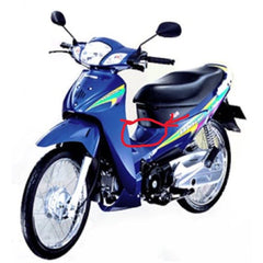 SPORT RIM RCB SP811 WAVE125 -2-R 160/185-17 WHITE Behind BRAKE DISC -By Sea Courier Method 🚢📦