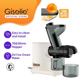 Giselle 2 in 1 Extractor Juicer - By Sea Courier Delivery. Special 3 monthly installment payments available for all GISELLE products.