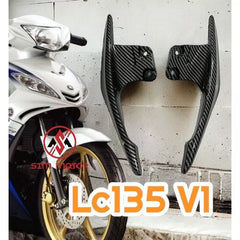 Yamaha LC135 SPILER CARBON / FLASH SOCKET L BAR -By Sea Courier Method 🚢📦