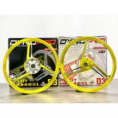 DYNOPRO D3 TIGA BATANG CNC SPORT RIM TERBARU 125Z / LC135 4S / LC 5S / LC V8 / Y15 / Y16 / RS150 / RSX READY STOCK -By Sea Courier Method 🚢📦
