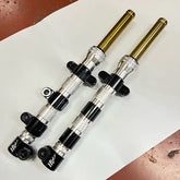 LC135 4S 5S Y15 Y16 RS150 RSX150 NVX155 SRL115-FI FORK LAY LOWER 1.5 INCHI FRONT FORK DEPAN CNC ORIGINAL 100% AJI RACING -By Sea Courier Method 🚢📦