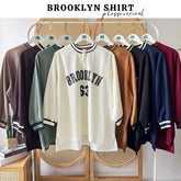 BROOKLYN SWEATSHIRT PLUS SIZE VIRAL FASHION BAGGY COTTON WAFFL - By SEA Courier Method 🚢