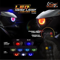 Magic Boy Y16ZR LED Head Lamp Custom App -By Sea Courier Method 🚢📦