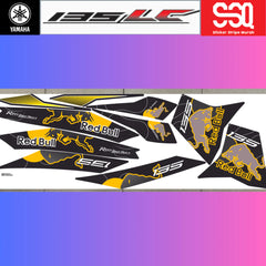 High Quality AAA Premium Sticker Stripe Yamaha Lc135 v2 v3 v4 v5 v6 v7 REDBULL EDITION Bodyset 3M -By Sea Courier Method