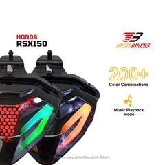 DHC- Honda RSX150 Motorcycle Smart LED Tail Light Brake Lamp Mobile App Control Accessories -By Sea Courier Method 🚢📦
