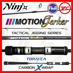 2024 New NINJA MOTION JERKER Slow Fast Jigging Overhead & Spinning Rod BC Baitcast Jig SW Saltwater Ninj -By Sea Courier Method 🚢📦