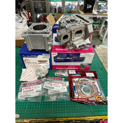 YAMAHA LC135 Y15z FIGHTONE LEO ORIGINAL RACING BLOCK / Racing HEAD 19/22 20/23 63mm 65mm combo set -By Sea Courier Method 🚢📦