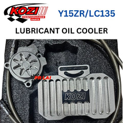 DHC- Clear stok lama KOZI Racing Y15 LC135 5S FZ150 Lubricant Oil Cooler with hose Minyak YAMAHA Y15ZR LC -By Sea Courier Method 🚢📦