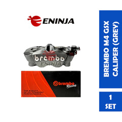 BREMBO M4 Gsx Caliper Pump Siap Bracket Siap Skim Depan Front 4 Pot For Y15zr/ Nvx155/ Lc5s/ Lc4s/ Y125zr -By Sea Courier Method 🚢📦