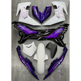 DHC- Cover Set Y16ZR V2 Abs Putih Purple Design Aerox Y16ZR -By Sea Courier Method 🚢📦