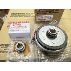 Original HLY Clutch Housing Set Mangkuk Clutch Gear YAMAHA Y15ZR Y15 CLUTCH PRIMARY GEAR 2ND-E6150-00 2ND-E6111-00 ORI -By Sea Courier Method 🚢📦