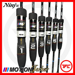 2024 New NINJA MOTION JERKER Slow Fast Jigging Overhead & Spinning Rod BC Baitcast Jig SW Saltwater Ninj -By Sea Courier Method 🚢📦