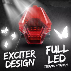 “8 MODE” BUTTERFLY LAMPU BELAKANG Y15ZR V1 V2/ Y15 Butterfly lampu belakang/ Y15 TAIL LAMP BUTTERFLY -By Sea Courier Method 🚢📦