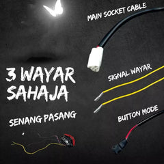 “8 MODE” BUTTERFLY LAMPU BELAKANG Y15ZR V1 V2/ Y15 Butterfly lampu belakang/ Y15 TAIL LAMP BUTTERFLY -By Sea Courier Method 🚢📦