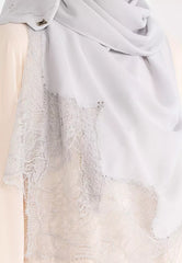 Jelita Lace Crystal Shawl