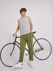 My Style Pants. Air Elastic Waist Loose Fit Casual Long Pants《KL1540》