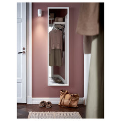 NISSEDAL Mirror, white, 40x150 cm