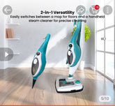 Giselle 8-in-1 Dual Function Steamer Mop - By Sea Courier Delivery. Special 3 monthly installment payments available for all GISELLE products.