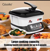 Giselle 18-in-1 Instant Multi-Function Cooker - By Sea Courier Delivery. Special 3 monthly installment payments available for all GISELLE products.