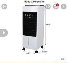 Giselle 6L Digital Powerful 3 Speed Air Cooler - By Sea Courier Delivery. Special 3 monthly installment payments available for all GISELLE products.