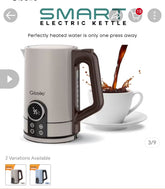 Giselle Electric Kettle - By Sea Courier Delivery. Special 3 monthly installment payments available for all GISELLE products.