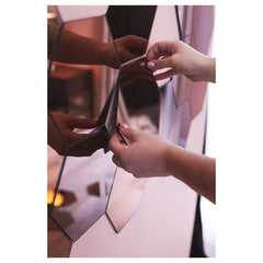 HÖNEFOSS Mirror, 18x21 cm (10 pack)