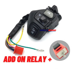 YAMAHA LC135 HANDLE SWITCH VIETNAM KANAN KIRI EGO EGO'S SOLARIZ NOUVO'LC BLACK CARBON PLUG & PLAY -By Sea Courier Method 🚢📦