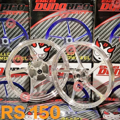 DYNOPRO FORGED RIM 511 (1.6/1.85 -17) CHROME - HONDA - RS 150/ RSX 150/ RSX (100% DYNOPRO ORIGINAL PARTS) -By Sea Courier Method 🚢📦
