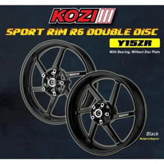 KOZI Racing Sport Rim R6 Double Disc 3.00x4.50 For Y15ZR -By Sea Courier Method 🚢📦