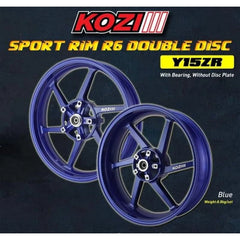 KOZI Racing Sport Rim R6 Double Disc 3.00x4.50 For Y15ZR -By Sea Courier Method 🚢📦