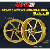 KOZI Racing Sport Rim R6 Double Disc 3.00x4.50 For Y15ZR -By Sea Courier Method 🚢📦
