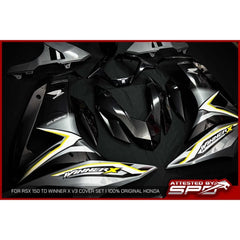 Cover Set Winner X V3 Convert Set I Grey Sport + Lemon Strike I Included Inner Set I ORIGINAL HONDA PNP For RS-X 150 By Sea Courier Method 🚢📦