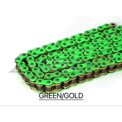 AJI RACING COLOUR CHAIN (ORING) HEAVY DUTY 415 - 132L 428 - 132L RANTAI MOTORSIKAL WARNA PINK GREEN PURPLE RED -By Sea Courier Method 🚢📦