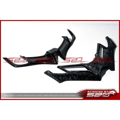 Front Winglet Y16ZR R15 KAWASAKI NINJA 250 300 Forged Carbon Fiber Fairing Aerodynamic Lower Cover Depan Spoiler Wingkit -By Sea Courier Method 🚢📦