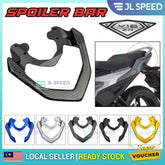 SPOILER BAR Y16 / Y16ZR HANDLE SEAT L BAR PEMEGANG CARRIER SEAT L-BAR CARBON FIBER FLAT BLACK MATTE SILVER BLUE YELLOW -By Sea Courier Method 🚢📦