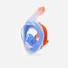 Surface snorkelling mask Easybreath + acoustic valve. (ages 10+) BLUE