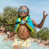 Swim life vest SWIMVEST+ green blue