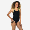 Swimsuit kamyla 500 black yellow